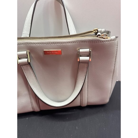 Kate Spade New York NewBury Lane Lt Green Small Leather Handbag Missing Shoulder - Picture 2 of 16